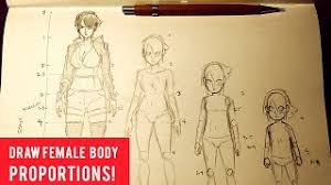 If we draw a japanese woman with the same body type as our generic european woman (including wider hips), we will wonder why she looks more european than asian. How To Draw Female Body Proportions Youtube