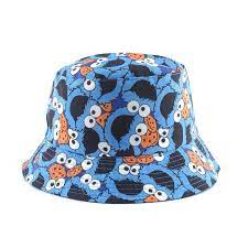 Summer Fisherman Hat Reversible Cartoon Bucket Hats For Women Men Street Hip Hop Bucket Cap Vintage Printed Fishing Hat Hats Vintage Fishing Hat Bucket Hat