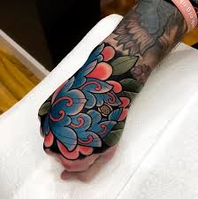 Japanese Inspiration Inkstinct Hand Tattoos For Guys Hand Tattoos Traditional Hand Tattoo