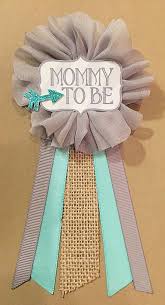 We Re Going Diy Baby Shower Fabulous With Decorations Games And Food Burlap Baby Showers Baby Shower Pin Baby Shower Corsage