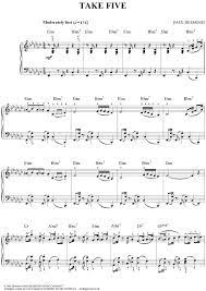 Take Five Sheet Music Digital Sheet Music Jazz Guitar Lessons