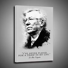 No Frame Canvas Printing Modern Home Decoration Art Sir Alex Ferguson Quotes Poster Decoration Wish
