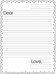 We have a huge pack for you to download the pdf file and print for your kids! Primary Letter Writing Paper Printable Lined Paper With Border Full Size Png Download Seekpng