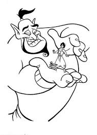Try to color aladdin cartoons to unexpected colors! Genie Turns Aladdin And Abu Into Smaller Size Coloring Page Download Print Online Coloring Pages For Free Color Nimbus