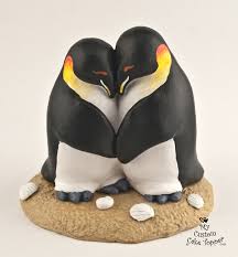 Wedding cake topper by lollebijoux on deviantart. 37 Wedding Cake Toppers Penguins