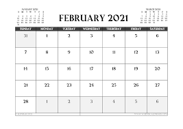 2021 uk calendar with bank holidays. Printable February 2021 Calendar Uk