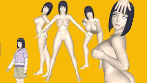 Boruto: Hinata Uzumaki - Nude 3D Model by AndreiAnx34