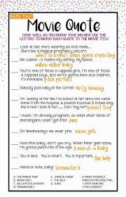 Baby Shower Game Name That Movie Quote Baby Parenting Movies Instant Download From The North Name That Movie Quote Quiz Movie Trivia Questions