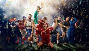 Players of Different Sports on the Football Stadium 3D Rendering Stock  Image - Image of parquete, backgrounds: 110373763