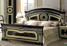 Check spelling or type a new query. Esf Furniture Aida King Panel Bed In Black W Gold