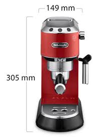 Coffee machine delonghi dedica ec680 portafilter keychain wallet. De Longhi Dedica Pump Espresso And Coffee Machine Red Ec 680 R Price In Saudi Arabia Wadi Saudi Arabia Kanbkam