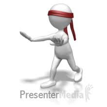 Stick Figure Walking Blindfolded Stick Figures Animated Clipart Powerpoint Animation