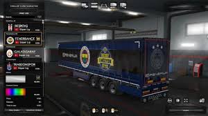 Ets2 Turkish Super Lig Teams Trailer Paintjobs Pack 1 34 X Download Paint Job Teams Super