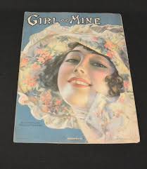 Rolf Armstrong Gilded Age Girl Sheet Music Cover 1917