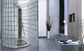 Shower With Glasstones Wohnung Renovieren Glasbausteine Und Ziegel Badezimmer