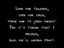 Banyak yang masih bertanya apa arti good night have a nice dream, atau arti have a nice day, atau pertanyaan bahasa indonesianya satnight, juga ditemukan keinginan untuk bertanya. Elvis Presley Love Me Tender Lyrics Youtube