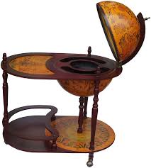 Quonae globe shaped mini wine bar drink cabinet, movable double deck storage trolleywine bottle stand, wooden mini bar with table drinks cabinet £96.99 £ 96. The Best Globe Drinks Cabinets Vivid Maps