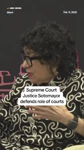 Supreme Court Justice Sonia #Sotomayor defended courts amid criticism from  President #Trump and his allies.