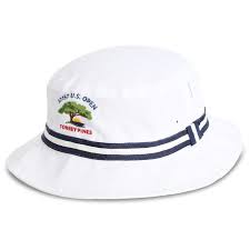 Men S 2021 U S Open Imperial White Navy Bucket Hat In 2020 Fitted Hats Hats Men