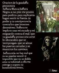 Una Oracion Muy Poderosa A Vuestra Madre Muerte Santa Muerte Muerte Y Imagenes De Santa Muerte