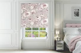 (roman shade) this window treatment style consists of a form a pattern; Spring Blush Floral Roman Blinds 50 Off Unbeatable Blinds