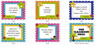 Instructional Materials Our Classroom Rules Poster Charts