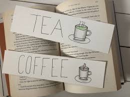 Bundle Coffee Art Paper Bookmark Tea Art Print Paper Etsy In 2020 Paper Bookmarks Bookmarks Handmade Custom Bookmarks