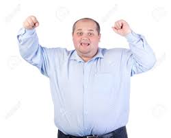 'perfect, kind, hilarious and persuasive' lena dunham'you need this book. Happy Fat Man In A Blue Shirt Isolated Stock Photo Picture And Royalty Free Image Image 15210887