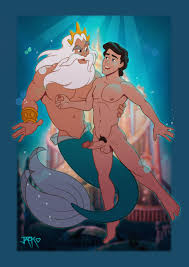 Rule 34 - Big Ass Big Balls Big Penis Disney Gay King Triton Muscle Prince  Eric Yaoi | 12783352
