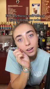 In Milana We Trust🫶🏽🤞🏽 #eyecolor #blueeyes #baristatok #coffee #local  #delray #gizzis #palmbeach #soflo #dreaming