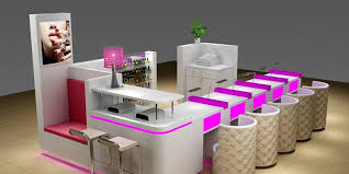 Whether manicure or pedicure, the tu beauty studio in the heart of munich stands out due to the high standards of a highly qualified team and high quality . Newest Beauty Nail Salon Furniture Manicure Kiosk With Led Light