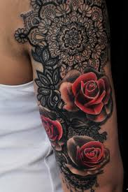Roses Mandala Sleeve C Revival Tattoo Studio Mandala Tattoo Sleeve Lace Sleeve Tattoos Badass Sleeve Tattoos