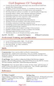 Civil Engineer Cv Template Tips And Download Cv Plaza