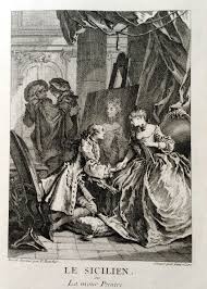 Le Sicilien Ou L Amour Peintre Moliere Grave Par Laurent Cars D Apres Francois Boucher Mas Estampes Anciennes Antique Pr Estampes Peintre Illustrations