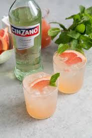 Grapefruit Cinzano Cocktail The Little Epicurean Recipe Cocktails Grapefruit Cocktail Drinks Recipes