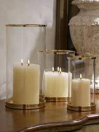 Brass Modern Hurricane Hurricane Candles Big Candles Candles