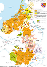 De Gebieden Van De Hertogen Van Bourgondie In De 15e Eeuw Geschiedenis Antieke Kaarten Cartografie