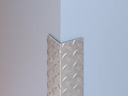 Chair rails, wall guards, chair wall protection. Protek Stainless Steel Diamond Plate Wall Protection