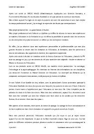 Nous allons donc voir ensemble un exemple de lettre de demande de financement pour votre organisation, fédération ou encore pour votre association. Pdf Motivation Candidature Master 1 Sciences De L Education Ied Paris 8 2013 Angeline Gluard Academia Edu