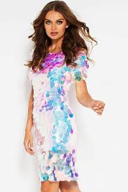 Jovani 55494 Paillette Short Sleeves Cocktail Dress In 2020 Sequin Cocktail Dress Dresses Jovani Dresses