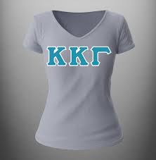Kappa Kappa Gamma Customize Your Own Ladies V Neck Shirt Go Greek Store Com