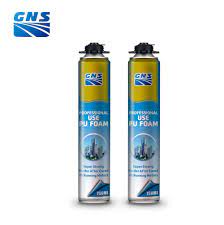 Gns H55 High Density Aerosol Can 750ml Pu Spray Foam For Building Soundproof And Fireretardant Buy Soundproofing Spray Foam Pu Spray Foam Aerosol Spray Can Product On Alibaba Com