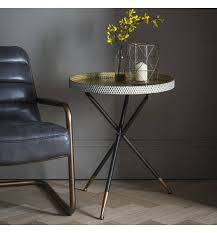Epsom Tripod Table Love Home Living In 2020 Black Side Table Contemporary Side Tables Metal Side Table