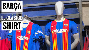 Barca New Kit For El Clasico 2021 Hands On Impression Youtube