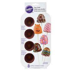 Brownie Pops Silicone Brownie And Cake Pop Molds Pan 8 Cavity Wilton