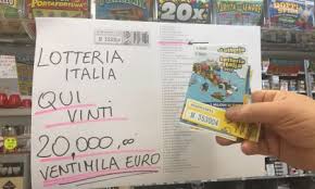 La riffa dello scontrino sarà a partecipazione facoltativa: Lotteria Italia Terza Categoria Cambiago Biglietto Vincente Venduto Al Central Bar Prima La Martesana