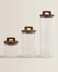 Bote De Almacenaje Ver Todo Textil Y Accesorios Cocina Zara Home Mexico Artesanias Con Botellas De Vidrio Almacenamiento De Vasos Zara Home