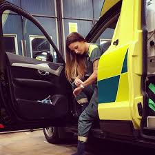 Swedish Ambulance Girl Emt Nurse Emt Ambulance Paramedic