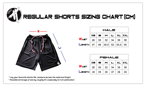 sizing chart trio ultimate