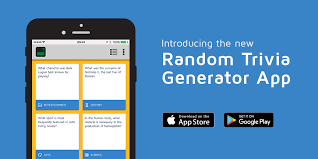 If you paid attention in history class, you might have a shot at a few of these answers. Introducing The New Random Trivia Generator App Random Trivia Blog